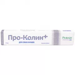 Protexin Pro-Kolin+ Пробиотик-паста для собак и кошек со вкусом говядины, шприц 15 мл