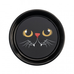 Миска керамическая для собак и кошек Black Cat, 300 мл, черная