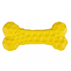 Игрушка для собак Косточка желтая, 9,5х4,5 см