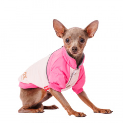 Куртка для собак XS розовый (унисекс)