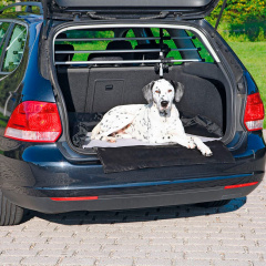 Подстилка в багажник для собак всех размеров, 95x75 см, черная-серая