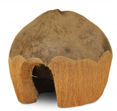 Домик Natural для мелких животных из кокоса Норка 100-130мм