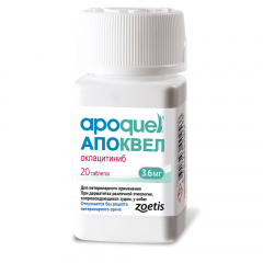 Apoquel Таблетки для снятия зуда у собак 3,6 мг, 20 таблеток