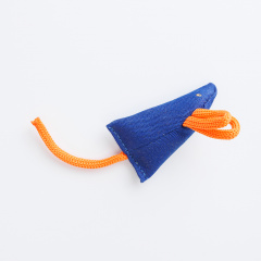 Игрушка с мятой для кошек Мышка Грета, 5,5х3,5х1,5 см, синяя