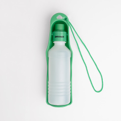 Бутылка для воды для кошек и собак, 250 мл, зеленая