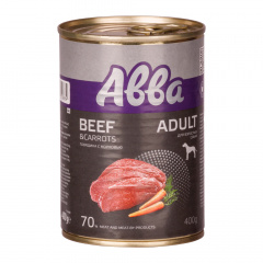 Adult Консервы для собак всех пород, с говядиной и морковью, 400 гр.