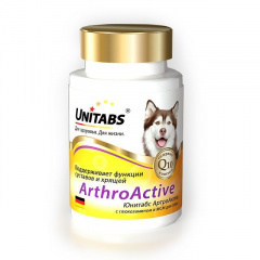 Витаминно-минеральный комплекс с глюкозамином и МСМ для суставов и хрящей собак, 100 таблеток