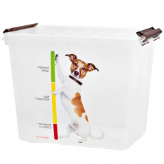 Контейнер для хранения сухого корма собак, 25 л