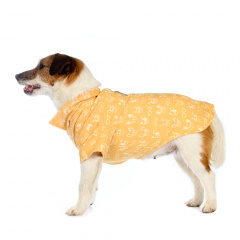 Рубашка для собак XS желтый (унисекс)