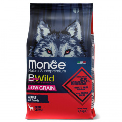 BWild Dog Adult Deer низкозерновой корм из мяса оленя для взрослых собаквсех пород, 2.5кг