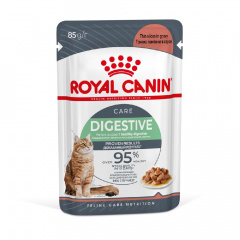 Digestive Care Влажный корм (пауч) для кошек с чувствительным пищеварением, тонкие ломтики в соусе, 85 гр.