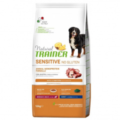 Natural корм сухой Трэйнер Натурал Sensitive для собак средних и крупныхпород с уткой