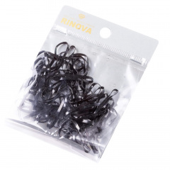 Набор резинок для собачьих волос силикон черный 100 штук