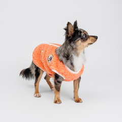 Жилетка-пальто для собак, XS, оранжевая
