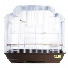 Клетка с фигурной крышей для птиц, 66х38х61 см