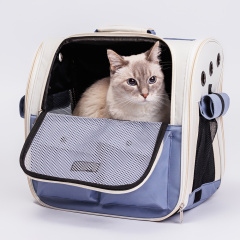 Рюкзак с сетчатым окошком для переноски кошек и собак, 38х36х25 см