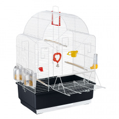 Клетка для птиц Ibiza Open, 49,5x30x69 см, перламутровая