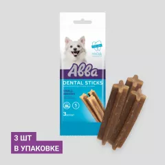 Dental sticks лакомство для собак мелких пород Палочки Дентал S, 36г (3шт в упаковке)