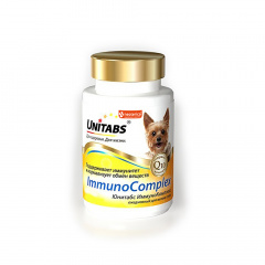 Витаминно-минеральный комплекс для иммунитета мелких собак, 100 таблеток
