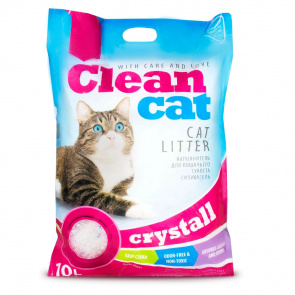 Crystall наполнитель для кошачьего туалета, силикагелевый, впитывающий, 10 л