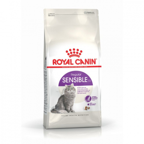 Sensible 33 Regular Сухой корм при чувствительной пищеварительной системе у кошек в возрасте от 1 года до 7 лет, 15 кг