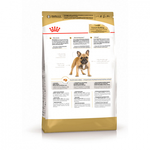 French Bulldog Adult корм для собак породы французский бульдог от 12 месяцев, 3 кг 1