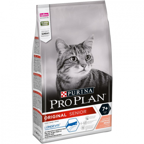 Original сухой корм для взрослых кошек для поддержания здоровья органов чувств с лососем, 1,5 кг 3