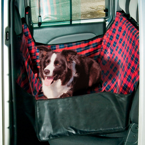 Чехол-гамак для защиты заднего автомобильного сидения для кошек и собак всех размеров, 140х60х50 см 1