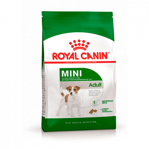 Mini Adult Сухой корм для взрослых собак мелких размеров в возрасте от 10 месяцев до 8 лет, 2 кг
