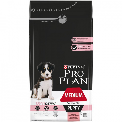 Sensitive Skin Puppy Сухой корм для щенков средних пород с чувствительной кожей, с высоким содержанием лосося, 1,5 кг 1