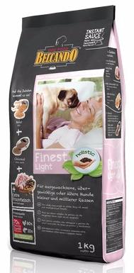 Finest Light корм для взрослых привередливых собак, склонных к лишнему весу, или пожилых собак малых и средних пород, 1 кг