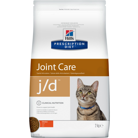 Prescription Diet j/d Joint Care сухой корм для кошек, с курицей, 2кг