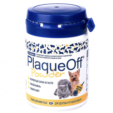PlaqueOff Powder Средство для профилактики зубного камня у собак и кошек, 40 гр. 2