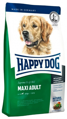 Maxi Adult корм для собак крупных пород весом от 25 кг без особых потребностей, 15 кг
