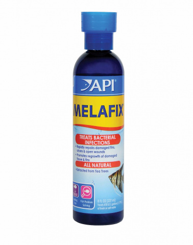 Средство для рыб Мелафикс для удаления бактерий/грибковых инфекций, фл. 237 мл