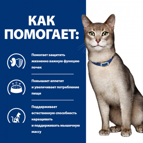 Prescription Diet k/d Сухой диетический корм для кошек при хронической болезни почек, с тунцом, 400 гр. 3