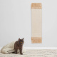 Превью Когтеточка-доска (15х65х1 см) с вертикальным или горизонтальным креплением для кошек, бежевый 1