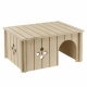 Превью Дом деревянный для кроликов Sin 4646, 33x23,6x16 см