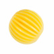 Превью Игрушка для собак Мяч с отверстием для лакомства, желтый, 5,5 см