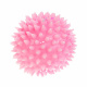 Превью Игрушка для собак Мяч игольчатый, розовый, 7 см