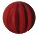 Превью Игрушка для собак Мяч-арбуз резиновый, 7,5 см