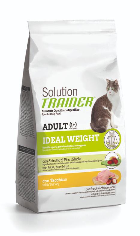 Solution Ideal Weight корм для кошек старше 1 года, склонных к набору лишнего веса, с индейкой