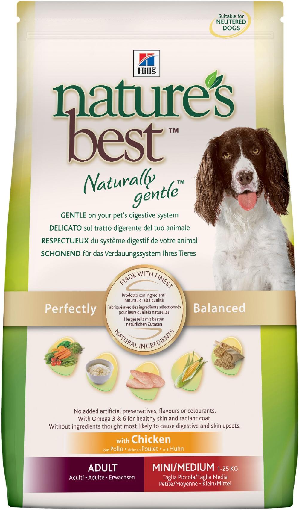 Natures Best Canine Adult Mini/Medium корм для собак мелких и средних пород, с курицей