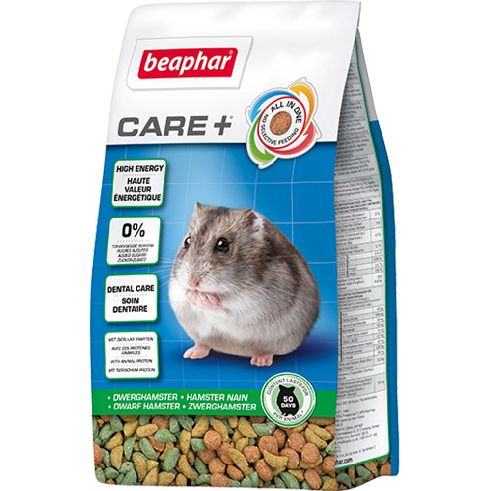 Beaphar Корм для джунгарских хомяков Care+, 250г 
Beaphar Корм для джунгарских хомяков Care+, 250г