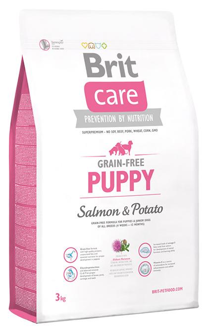 

Brit Care Salmon <(>&<)> Potato Puppy беззерновой, для щенков, лосось скартофелем,3кг