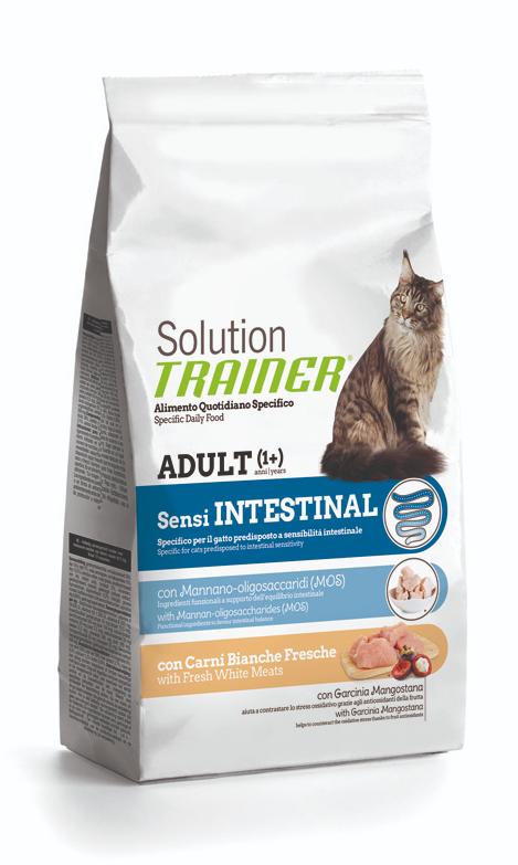 Solution Sensintestinal корм для кошек старше 1 года с чувствительным пищеварением, с белым мясом