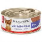 Adult Консервы для кошек, мясной паштет с уткой и кроликом, 85 гр.