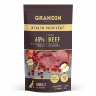 Grandin Holistic пауч патэ из мяса говядины с яблоками и малиной для собак.jpg