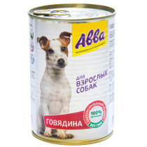 консервы для собак всех пород, с говядиной, 410 г