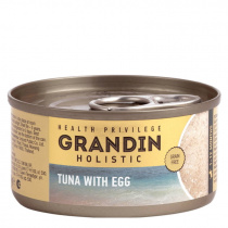 Консервированный корм для котят филе тунца с яйцом 80 г
